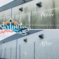 Cladding pressure washing cleaning service in Didcot