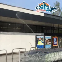 Cladding softwashing cleaners in Bourton-on-the-Water
