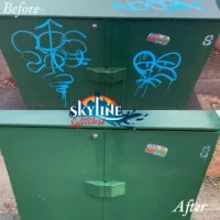 Graffiti removal price in Kemble