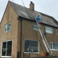 Roof moss removal services in Powick