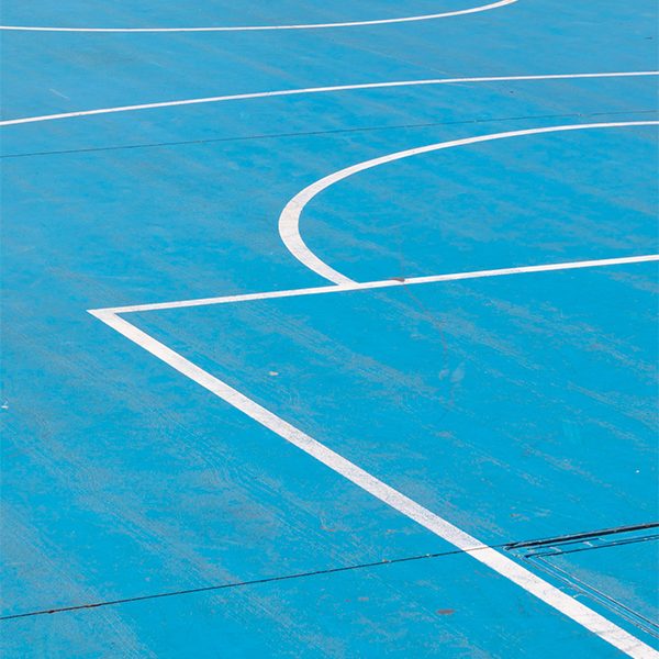 Sports court pressure washing service in South Cerney